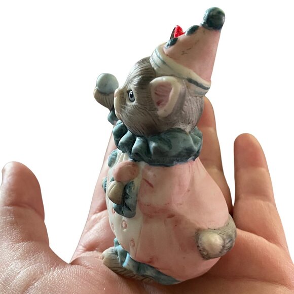 Vintage 1985 B. Shackman Schmid Kitty Cucumber Cat Juggling Ceramic Christmas Or - Picture 2 of 6